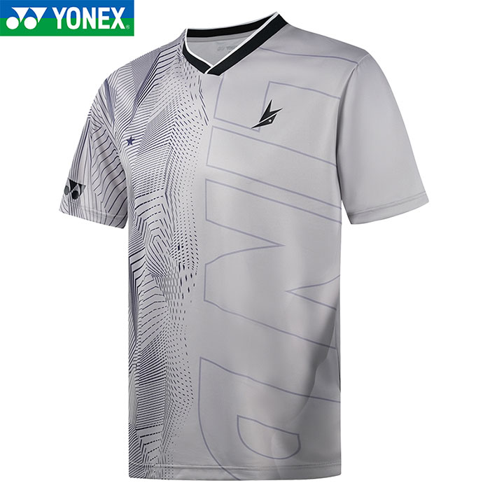 Yonex Men's Short-Sleeve Badminton Shirt 10095LDCR (White)