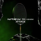 Hundred Nitrix 70 Venom (Black/Green) Badminton Racket