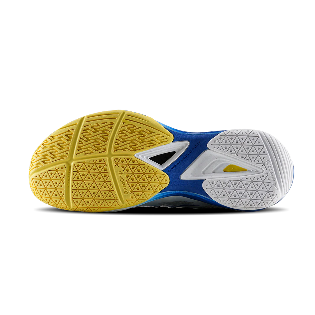 Hundred Phenom (White/Blue/Yellow) Badminton Shoes
