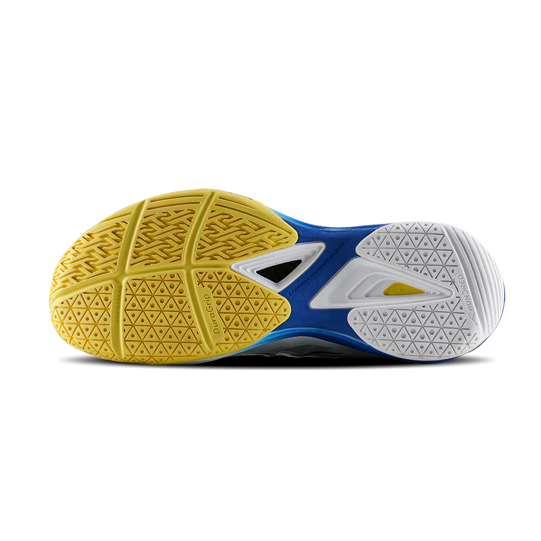 Hundred Phenom (White/Blue/Yellow) Badminton Shoes