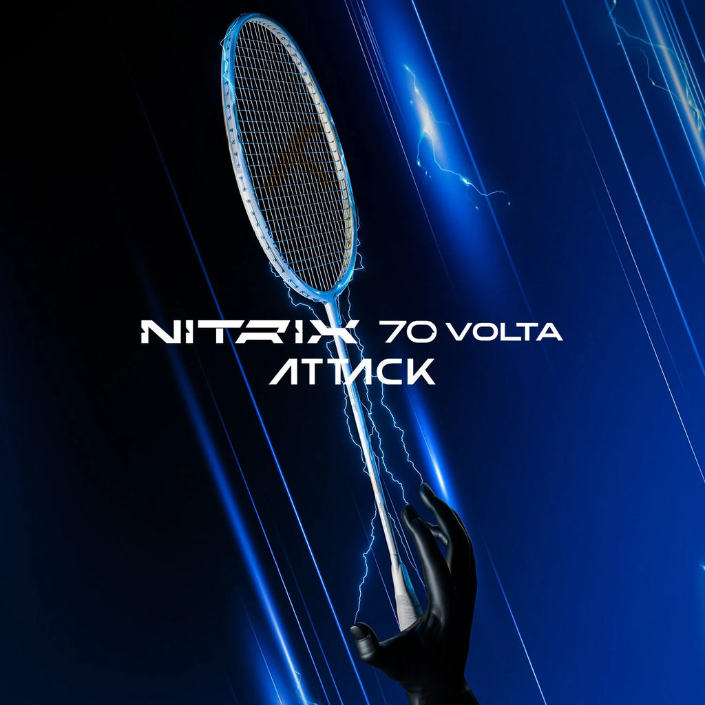 Hundred Nitrix 70 Volta (White/Copper) Badminton Racket