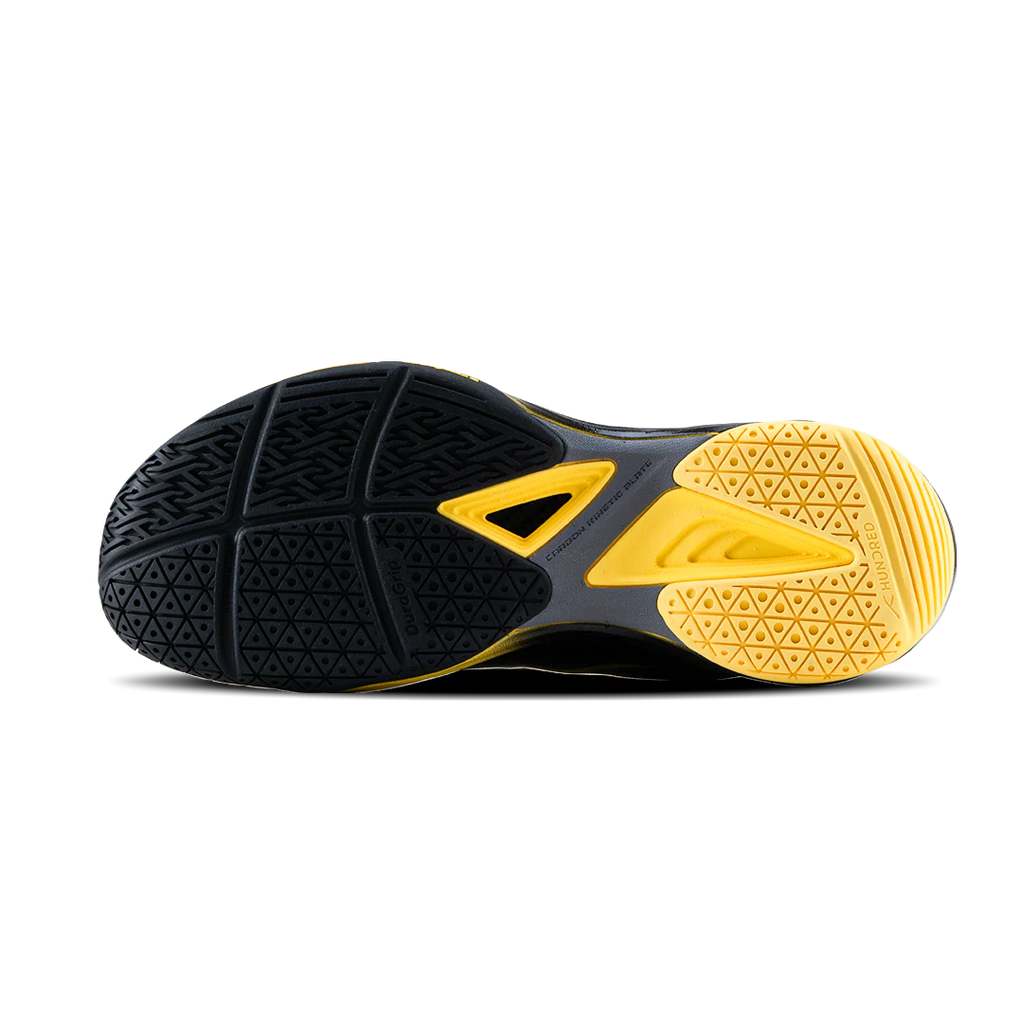 Hundred Phenom (Black/Yellow) Badminton Shoes