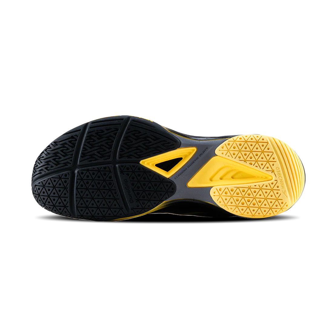 Hundred Phenom (Black/Yellow) Badminton Shoes