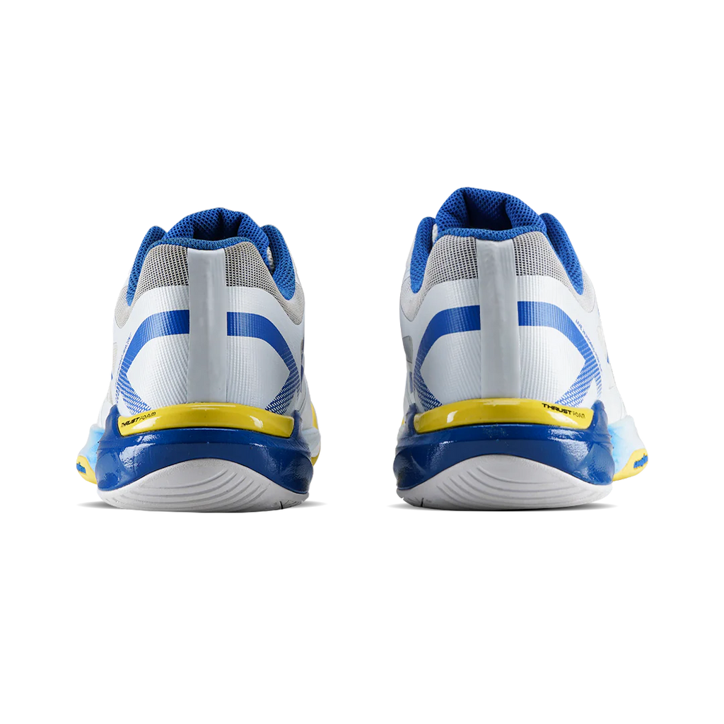 Hundred Phenom (White/Blue/Yellow) Badminton Shoes