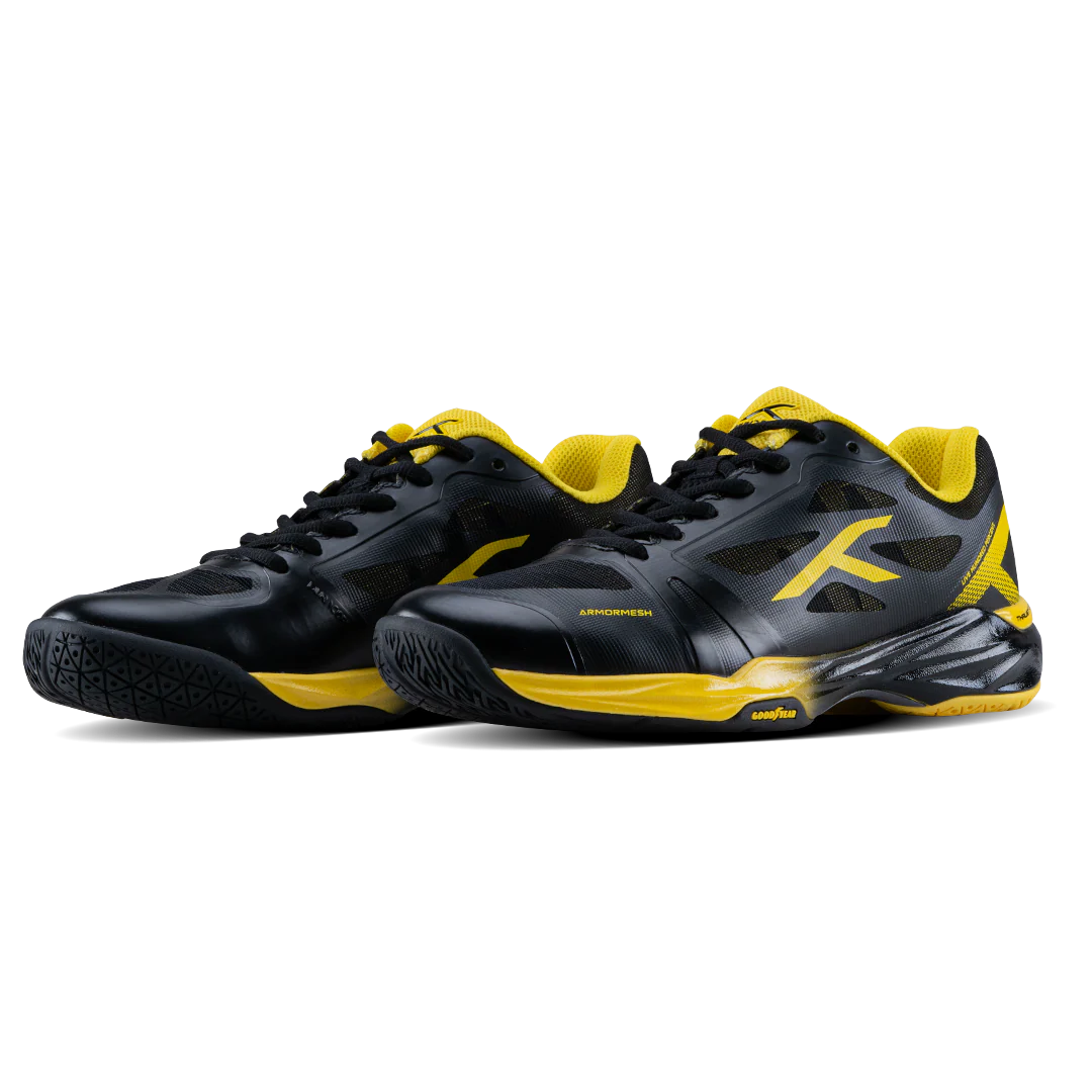Hundred Phenom (Black/Yellow) Badminton Shoes