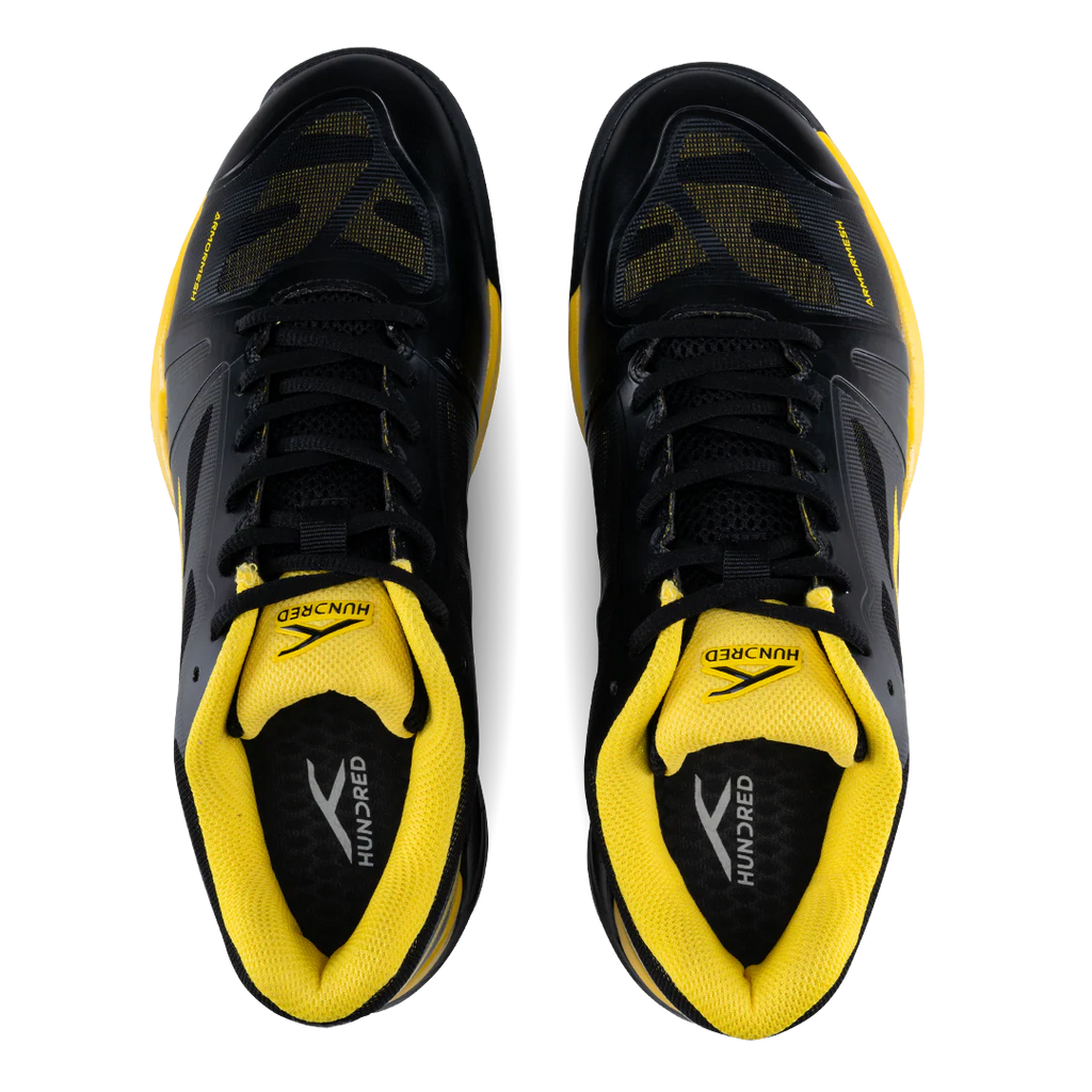 Hundred Phenom (Black/Yellow) Badminton Shoes