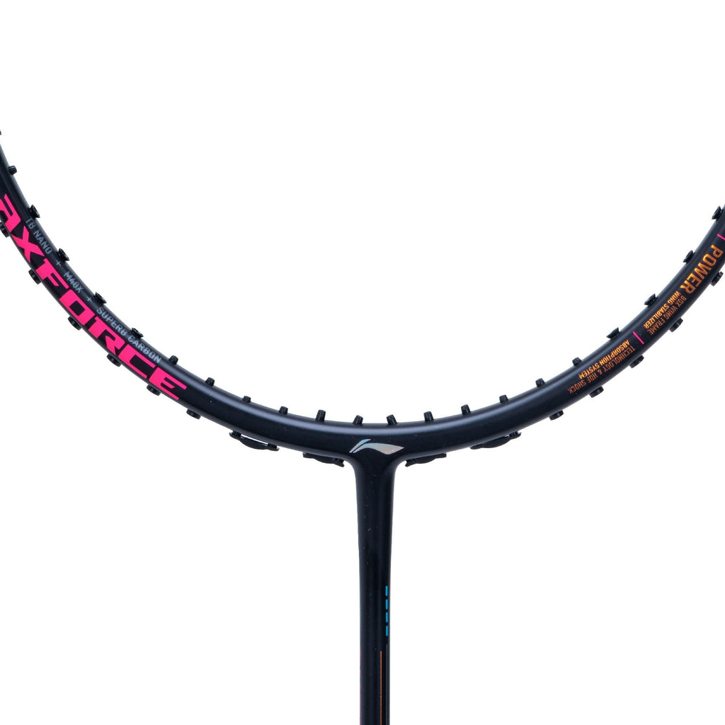 Li-Ning AxForce 80 Black/Gold - 6.6mm shaft detail