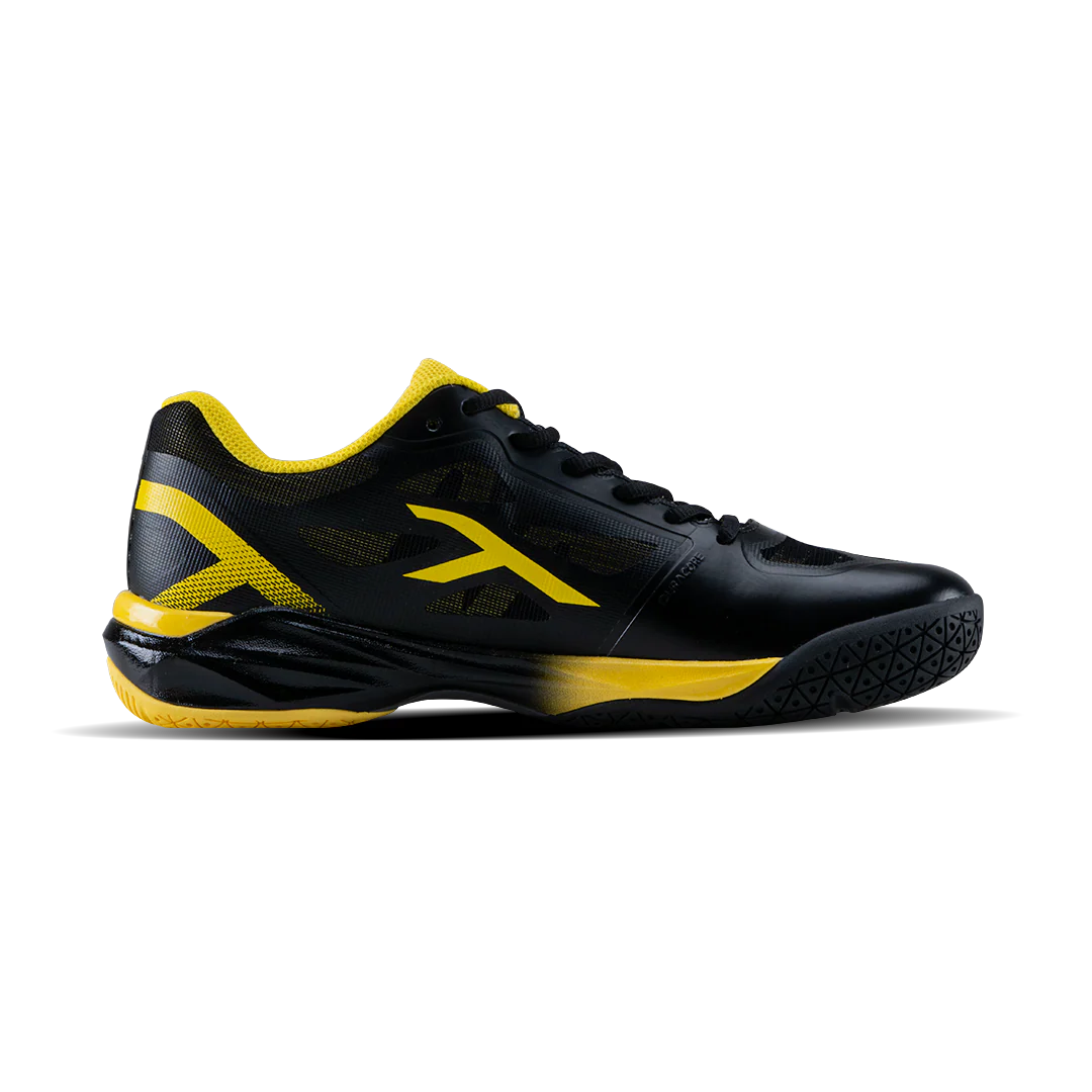 Hundred Phenom (Black/Yellow) Badminton Shoes