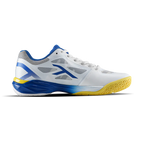 Hundred Phenom (White/Blue/Yellow) Badminton Shoes