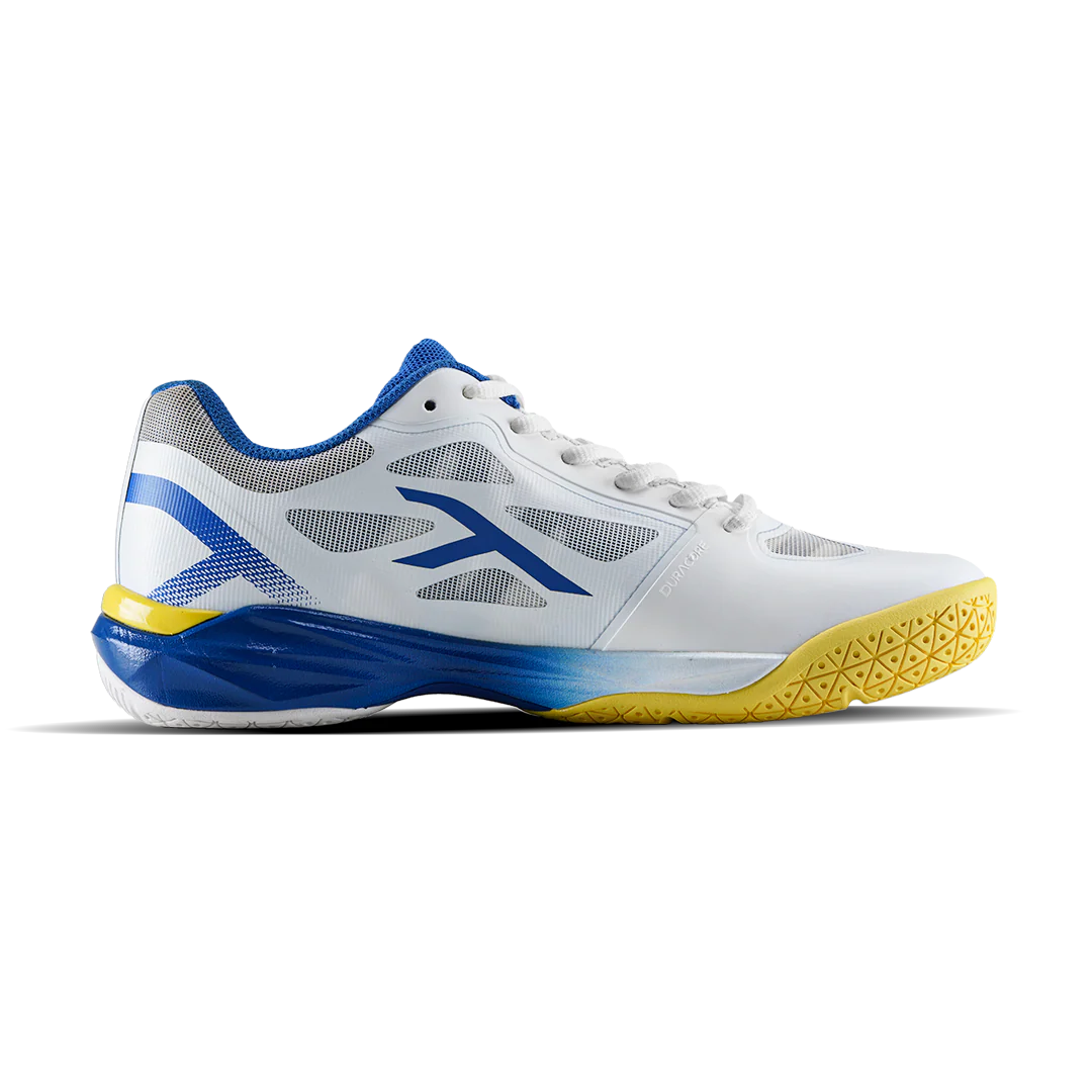 Hundred Phenom (White/Blue/Yellow) Badminton Shoes