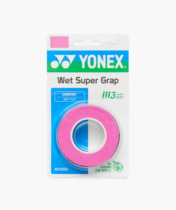 YONEX AC102C WET SUPER GRAP (3 WRAPS)