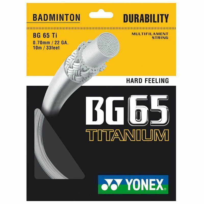 Yonex BG-65 TITANIUM (0.70mm) 10M