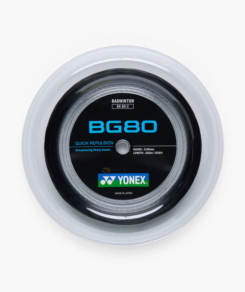 Yonex BG 80 200m Reel Badminton String