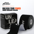 BadBuddy Pro Kinesiology Tape – Breathable Athletic Sports Tape (2in × 16.4ft)