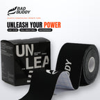 BadBuddy Pro Kinesiology Tape – Breathable Athletic Sports Tape (2in × 16.4ft)
