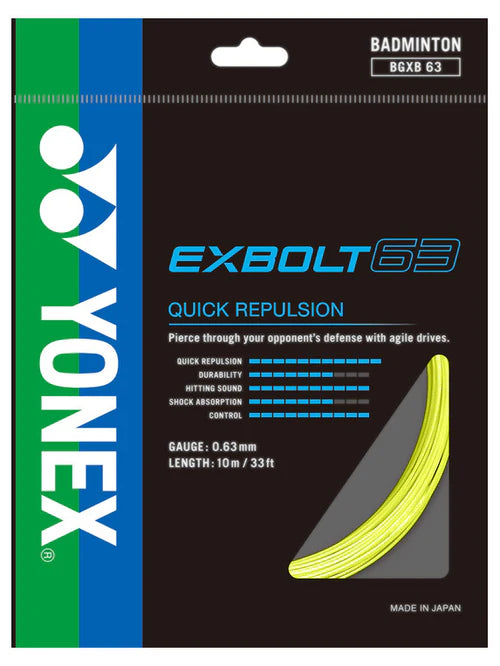 Yonex EXBOLT 63 (0.63mm) 10M
