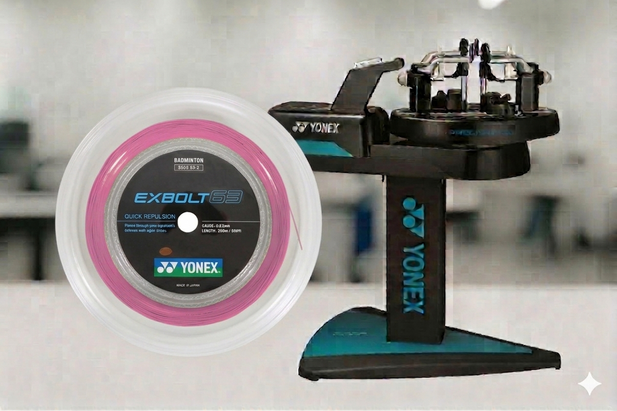 YONEX EXBOLT-63 (REEL STRING INSTALL SERVICE)