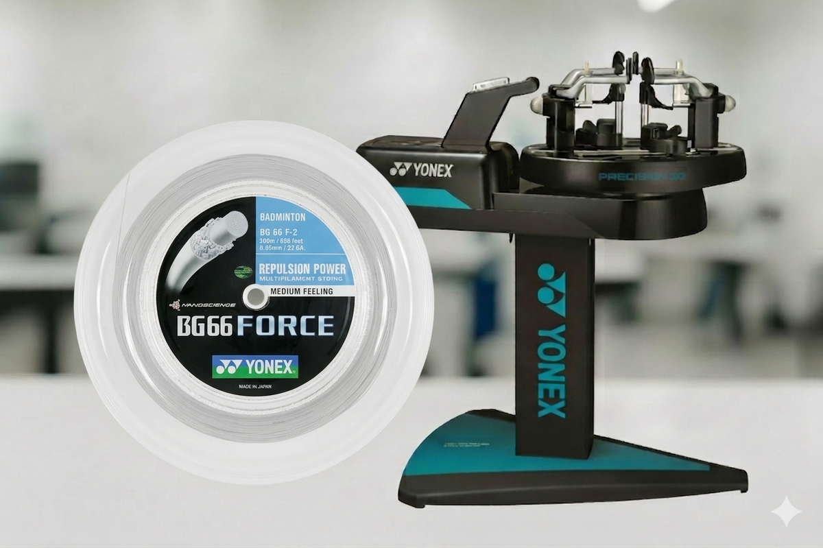 YONEX BG-66 FORCE (REEL STRING INSTALL SERVICE)