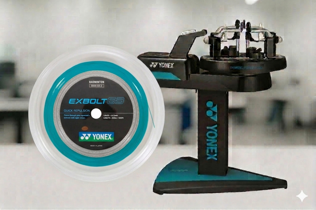 YONEX EXBOLT-63 (REEL STRING INSTALL SERVICE)