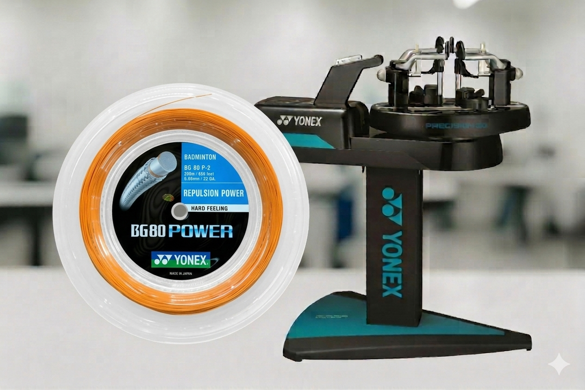 YONEX BG-80 POWER (REEL STRING INSTALL SERVICE)