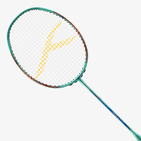 Hundred FLAREON 100 (Turquoise) - (Pre-Strung) Badminton Racket