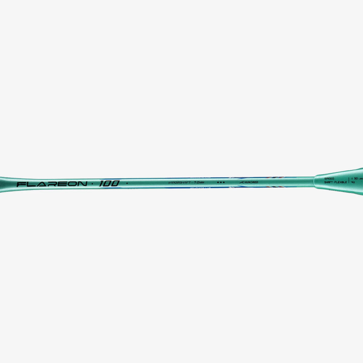 Hundred FLAREON 100 (Turquoise) - (Pre-Strung) Badminton Racket