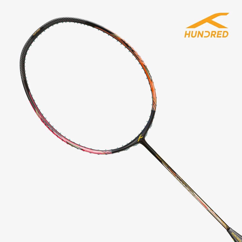 Hundred Flareon 700 (Black/Orange/Pink) Badminton Racket