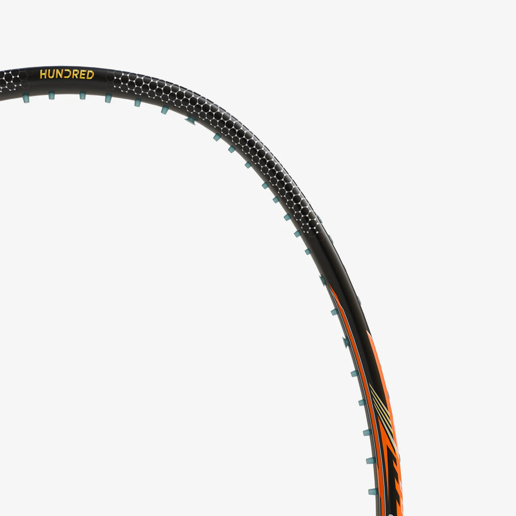 Hundred Flareon 700 (Black/Orange/Pink) Badminton Racket