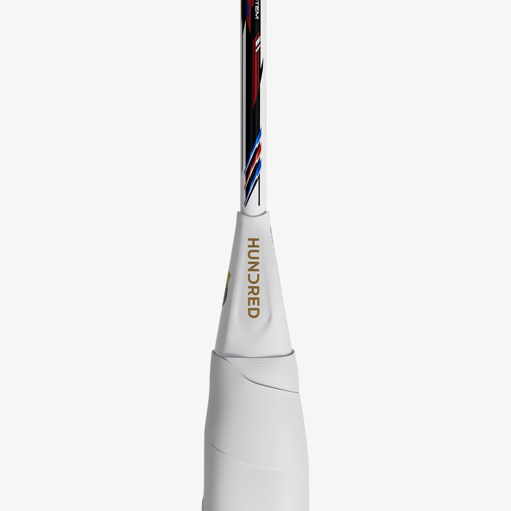Hundred Flareon Typhoon (White/Red/Blue) (Pre-Strung) Badminton Racket