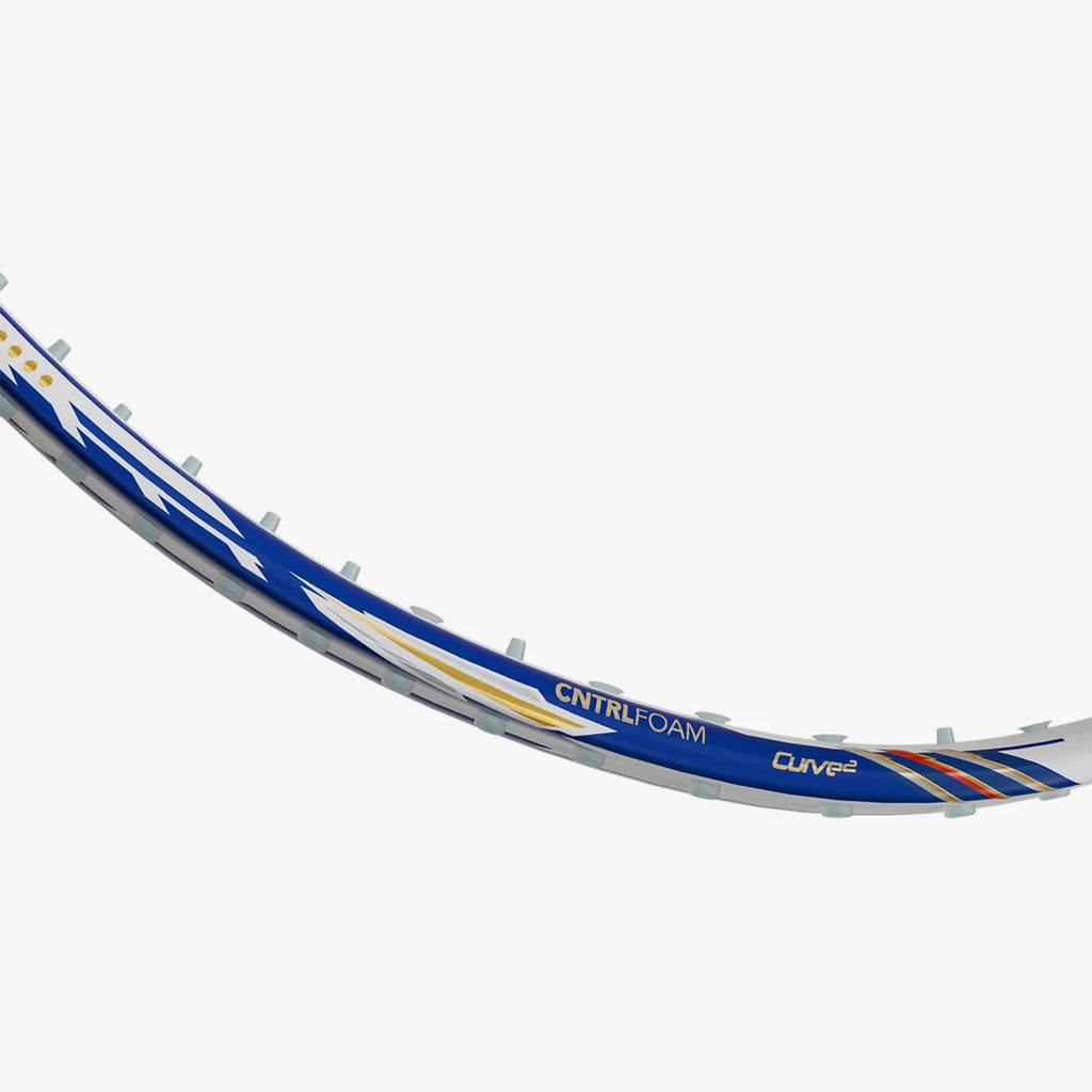 Hundred Flareon Typhoon (White/Red/Blue) (Pre-Strung) Badminton Racket