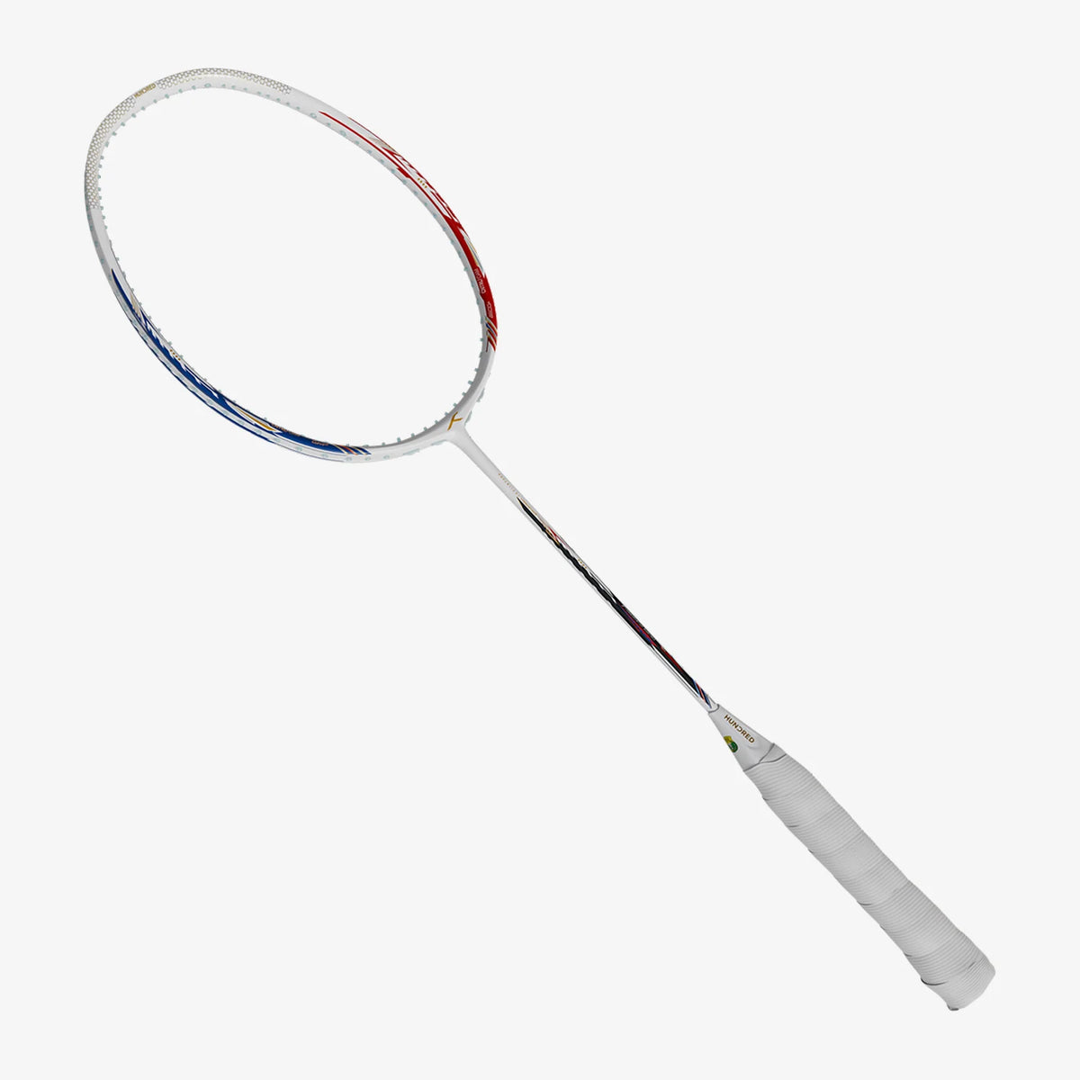 Hundred Flareon Typhoon (White/Red/Blue) (Pre-Strung) Badminton Racket