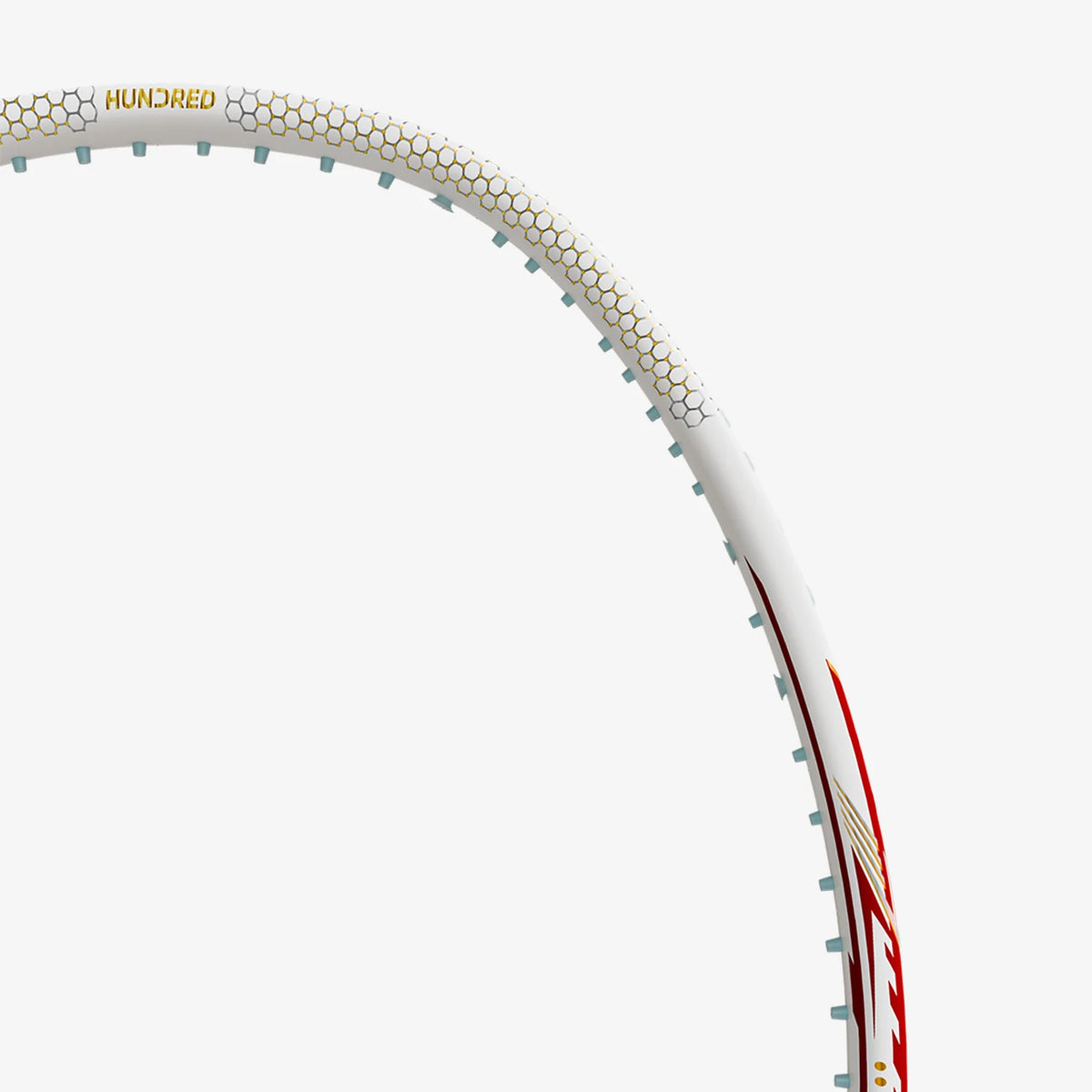 Hundred Flareon Typhoon (White/Red/Blue) (Pre-Strung) Badminton Racket