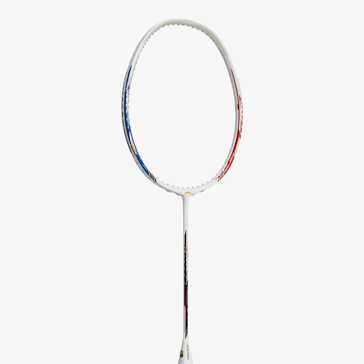 Hundred Flareon Typhoon (White/Red/Blue) (Pre-Strung) Badminton Racket