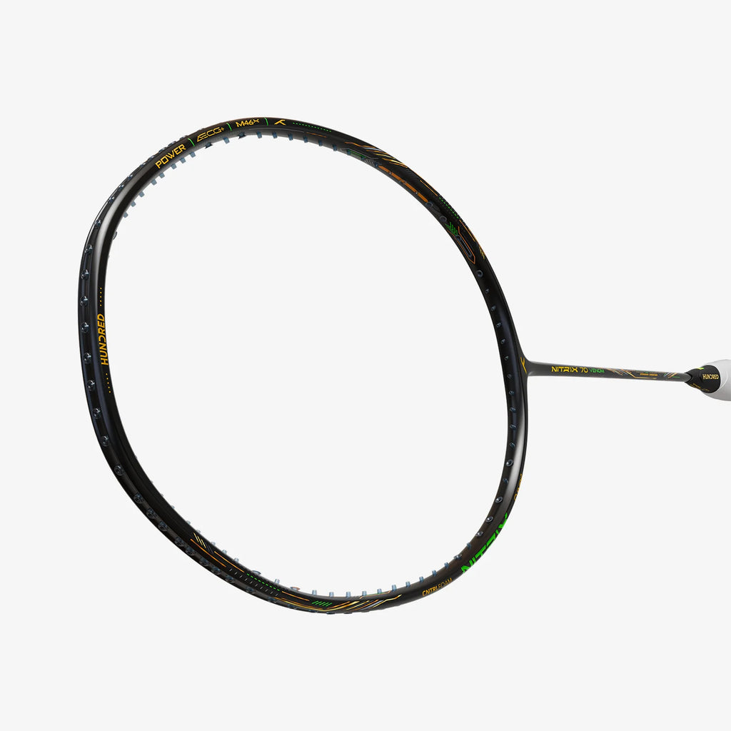 Hundred Nitrix 70 Venom (Black/Green) Badminton Racket