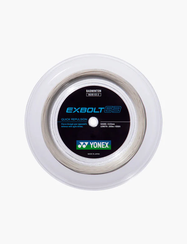 Yonex EXBOLT 63 200m Reel Badminton String