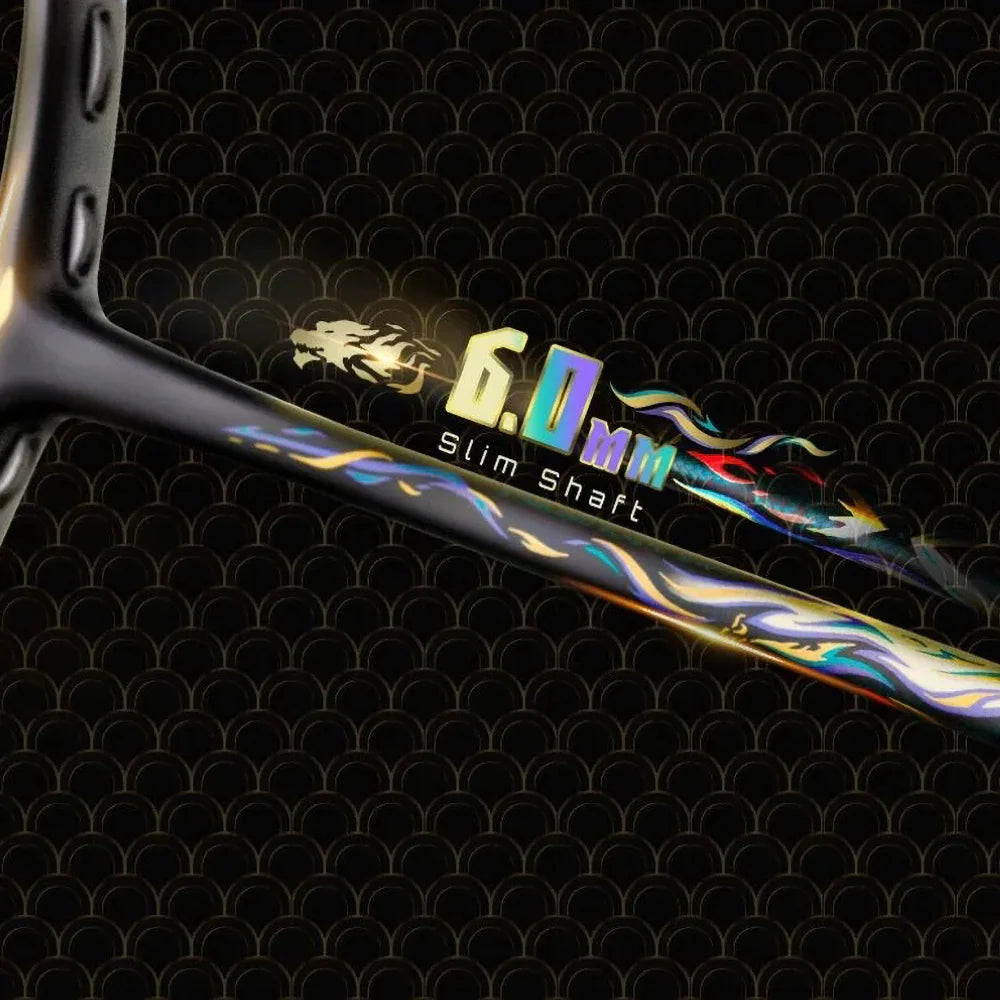 Li-Ning AxForce 100 Qilin (Gold/Blue/Black) Badminton Racket