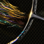 Li-Ning AxForce 100 Qilin (Gold/Blue/Black) Badminton Racket