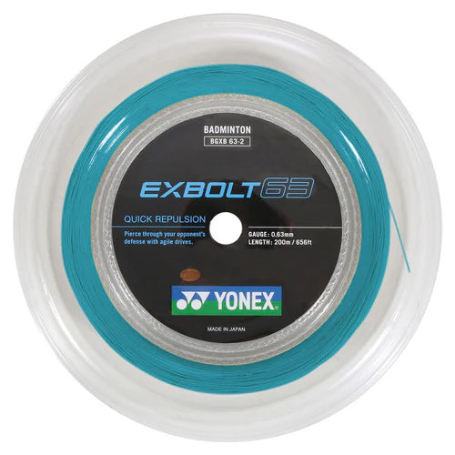Yonex EXBOLT 63 200m Reel Badminton String