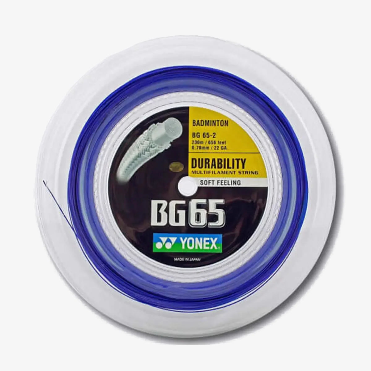 Yonex BG 65 200m Reel Badminton String