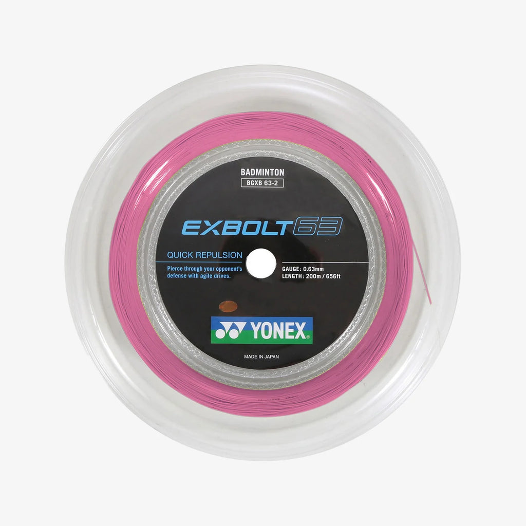 Yonex EXBOLT 63 200m Reel Badminton String