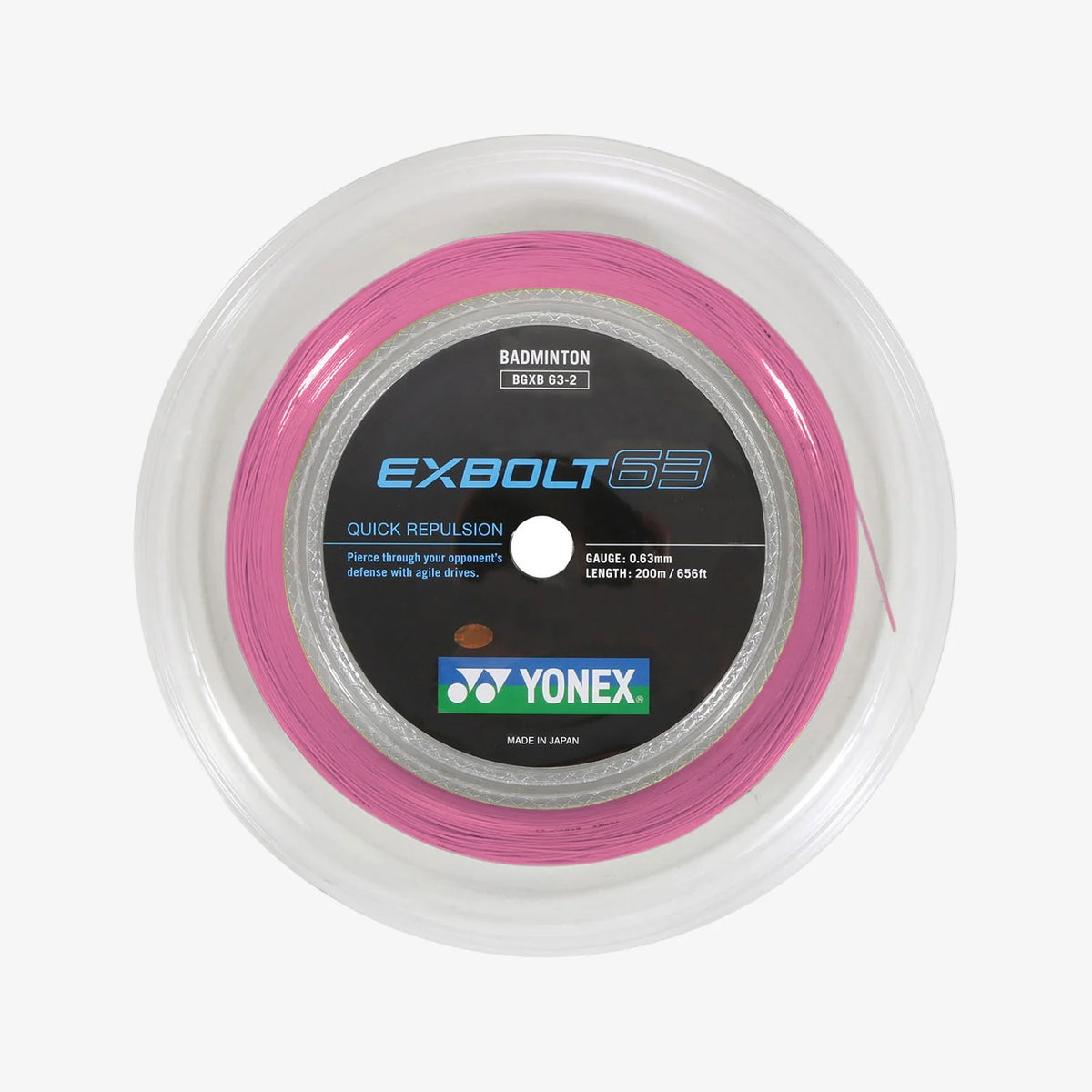 Yonex EXBOLT 63 200m Reel Badminton String