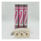DNA Pink No.2 goose feather badminton shuttlecock tube