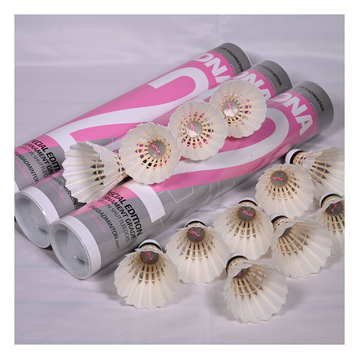 DNA Pink No.2 shuttlecock detail