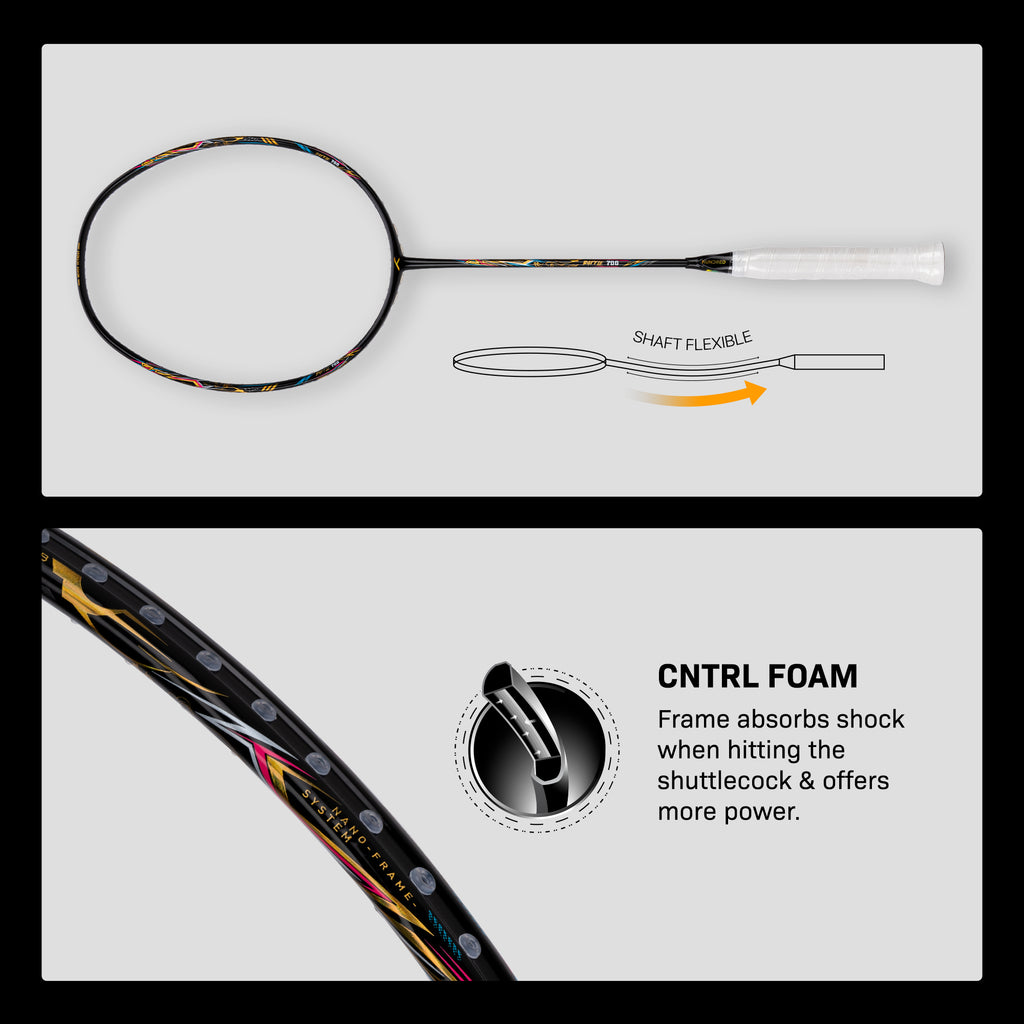 Hundred Battle 700 CNTRL Foam frame shock absorption and flexible shaft