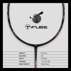 Hundred Battle 700 T-Fuse joint and specifications: 82 g, flexible shaft, 32-34 lbs max tension, head heavy