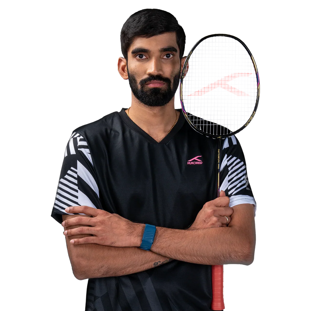 Hundred Nitrix Pro (Black/Gold) Badminton Racket