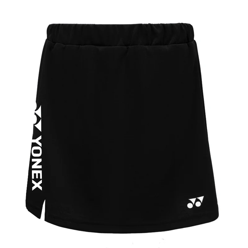 Yonex 220062 women's badminton skirt in black, front view
