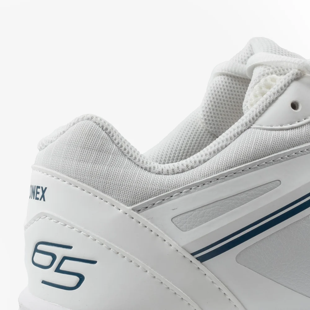 Yonex Power Cushion 65 Z4 heel counter close-up with 65 branding